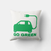 環境にやさしいことをしよう~が電気自動車を運転する クッション (裏面)