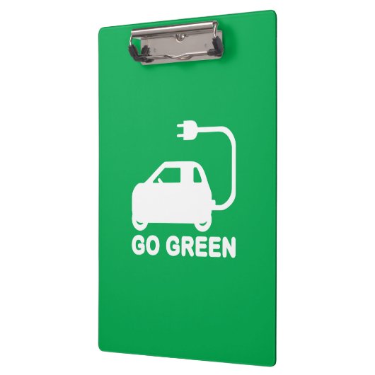 環境にやさしいことをしよう~が電気自動車を運転する クリップボード (左)