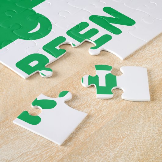 環境にやさしいことをしよう～が電気自動車を運転する ジグソーパズル (側面)