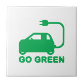 環境にやさしいことをしよう～が電気自動車を運転する タイル (正面)