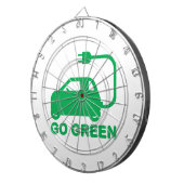 環境にやさしいことをしよう~が電気自動車を運転する ダーツボード (正面右)