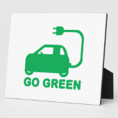 環境にやさしいことをしよう~が電気自動車を運転する フォトプラーク (側面)