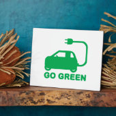環境にやさしいことをしよう~が電気自動車を運転する フォトプラーク (側面)