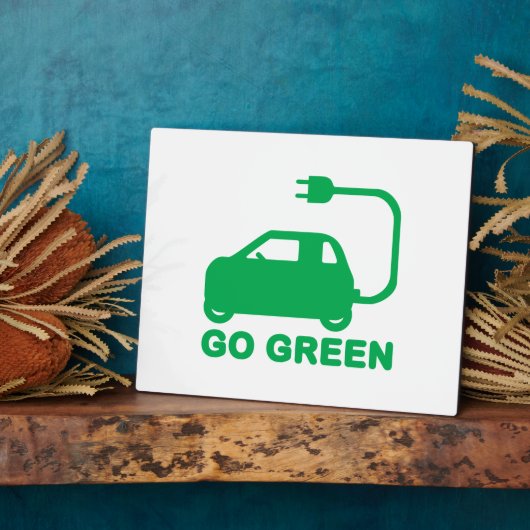 環境にやさしいことをしよう~が電気自動車を運転する フォトプラーク (側面)