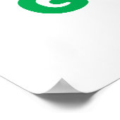 環境にやさしいことをしよう~が電気自動車を運転する ポスター (角)