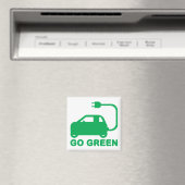 環境にやさしいことをしよう~が電気自動車を運転する マグネット (インサイチュ (食洗機))