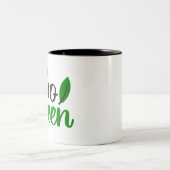 環境にやさしいことをしよう ツートーンマグカップ (中央)