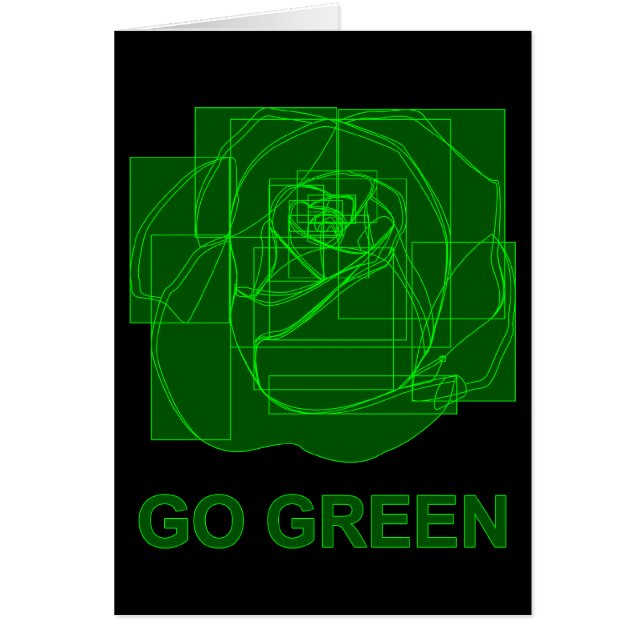 環境にやさしいことをしよう：デジタルフラワー (正面)