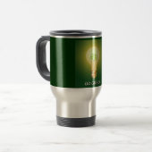 環境にやさしいことをしよう トラベルマグ (正面左)