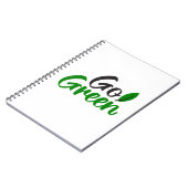 環境にやさしいことをしよう ノートブック (左側)