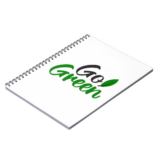 環境にやさしいことをしよう ノートブック (左側)