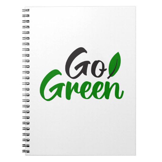 環境にやさしいことをしよう ノートブック (正面)