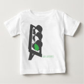 環境にやさしいことをしよう ベビーTシャツ (正面)