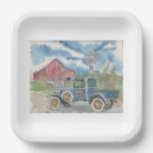 環境にやさしいことをしよう ペーパープレート (正面)