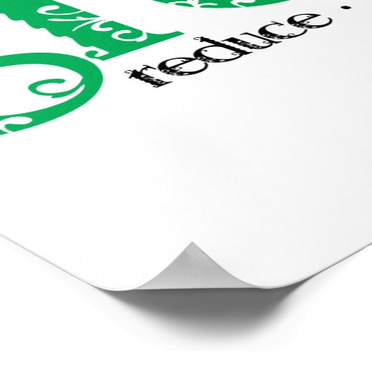 環境にやさしいことをしよう ポスター (角)