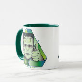 環境にやさしいことをしよう マグカップ (正面左)