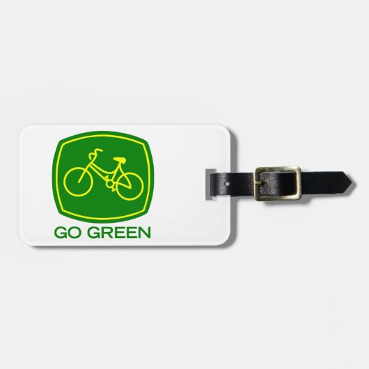環境にやさしいことをしよう ラゲッジタグ (正面横)