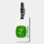 環境にやさしいことをしよう ラゲッジタグ (正面縦)