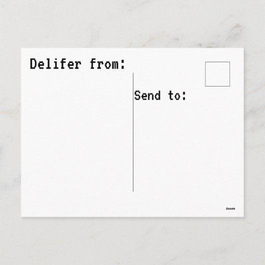 環境にやさしいことをしよう-レトロ16ビットピクセルアートポストカード シーズンポストカード (裏面)