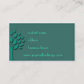 環境にやさしいことをしよう 名刺 (裏面)