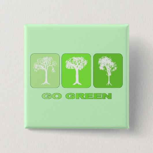 環境にやさしいことをしよう 缶バッジ (正面)