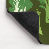 環境にやさしいことをしよう!(葉の緑!)ハッピーベジガーデン マウスパッド (コーナー)