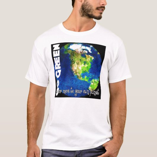 環境にやさしいことをしよう Tシャツ (正面)
