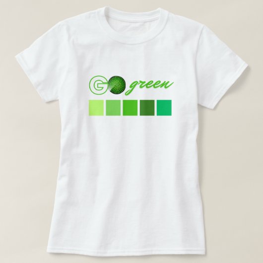 環境にやさしいことをしよう Tシャツ (デザイン正面)