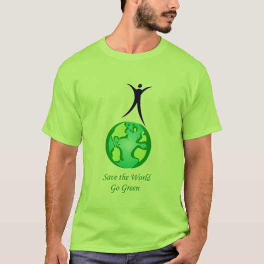 環境にやさしいことをしよう Tシャツ (正面)