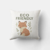 環境にやさしキツネ クッション (裏面)