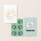 環境にやさしサンキューカード 箔カード (ディスプレー)