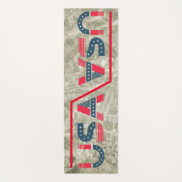 環境にやさしスタイリッシュデザイン名前をカスタムする ヨガマット