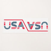 環境にやさしスタイリッシュデザイン ヨガマット (正面(横))