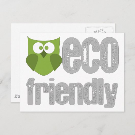 環境にやさしデザイン! ポストカード (正面/裏面)