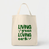 環境にやさし地球に優し生活食料品 トートバッグ (正面)