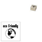 (環境にやさし廃棄物ゼロ、環境にやさしいことをしよう、グリーンリビング) ラバースタンプ (押印)