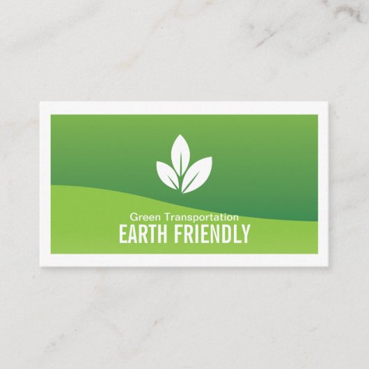 環境にやさし離れロゴ 名刺 (正面)