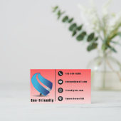 環境にやさし 名刺 (スタンド正面)