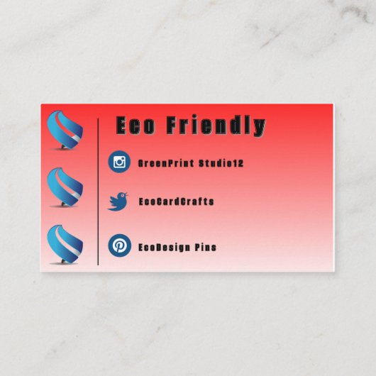環境にやさし 名刺 (裏面)