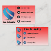 環境にやさし 名刺 (正面/裏面)