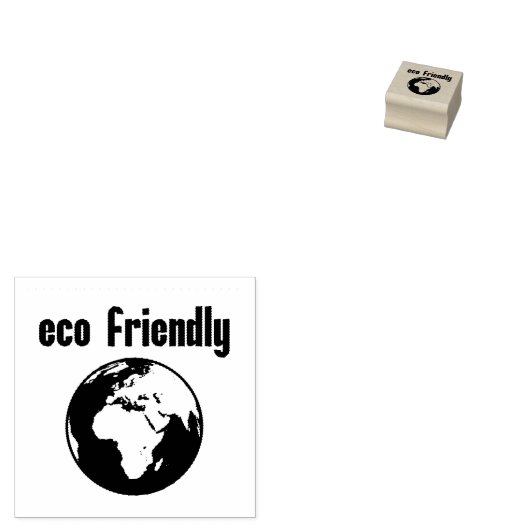 環境にやさし:環境にやさしいことをしよう、気候変動 ラバースタンプ (押印)