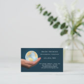 環境にやさしGlobe Environment名刺 名刺 (スタンド正面)