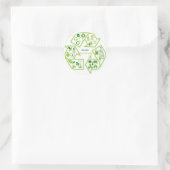 環境に優しいエコフレンドリーグリーンシール ラウンドシール (バッグ)