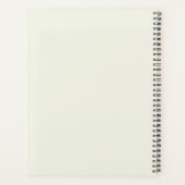 環境に優しいグリーン プランナー手帳 (裏面)