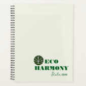 環境に優しいグリーン プランナー手帳 (正面)