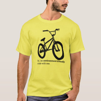 環境に優しいバイク Tシャツ