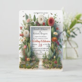 環境に優しい庭園と建物の調和 招待状 (スタンド正面)