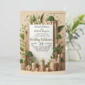 環境に優しい庭園と建物の調和 招待状 (スタンド正面)