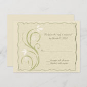 環境に優しい応答カード 出欠カード (正面/裏面)