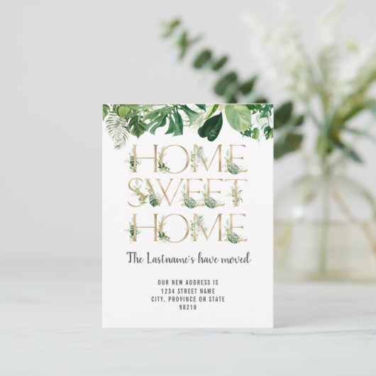 環境に配慮した移動発表 ポストカード (スタンド正面)